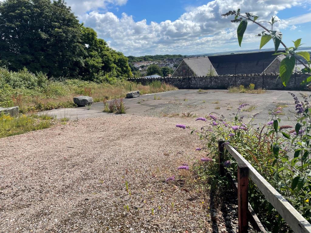 Lot: 56 - SUBSTANTIAL FORMER SCHOOL PREMISES - Area of hardstanding